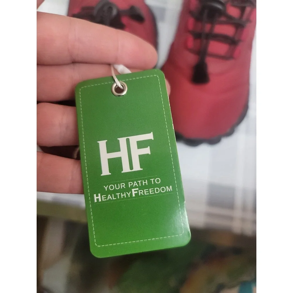 Hike Footwear Winter Snow Boots Waterproof Ankle Booties Red‎